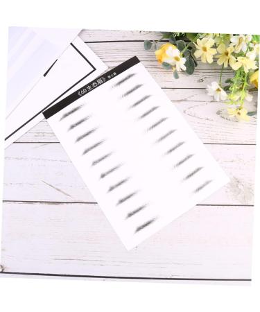 FRCOLOR 4 Sheets Pairs Waterproof Stickers Makeup Stickers Lazy Brow Sticker Tool 4d The Lazy Water-based - Buy Online on GoSupps.com