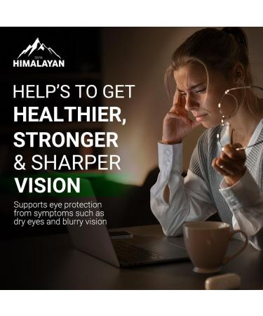 Divya Himalayan 13 Herbs Eye Support Supplement with Lutein & Zeaxanthin Plant-Based Eye Vitamins for Seniors & Adults all natural eye Supplements for Clear Vision Retinal & Macular Health 60 Tablets - Buy Online on GoSupps.com