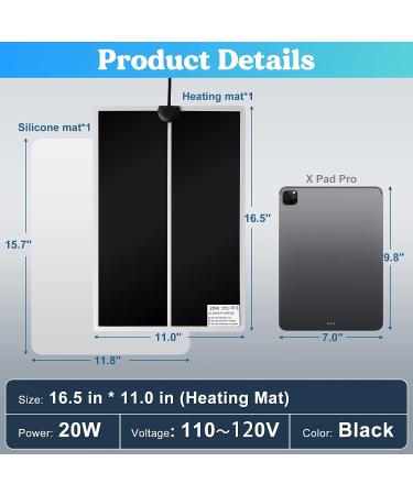 LET'S RESIN Resin Heating Mat for Fast Curing | Lightweight Epoxy Resin Dryer Mat - Buy Online on GoSupps.com