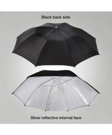 LimoStudio 33 Double Layer Black/Silver Photo Umbrella Lighting Reflector for Contrast & Concentrated Light - AGG126 - Buy Online on GoSupps.com