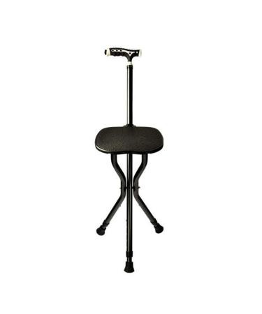 Folding Cane Chair Stool-Style Walking Stick Cane with Seat with LED Lights Collapsible Folding Stools for Adults and Seniors Travel Friendly Surprise Gift