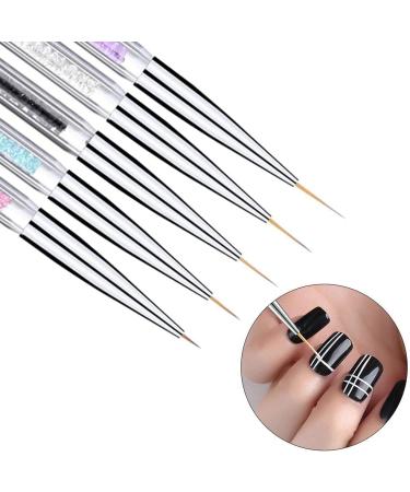 Voarge 5Pcs Two Way Nail Dotting Pen Marbleizing Tool Set Manicure Drill Drawing Nails Brush Pen Double Ended Dotting Tools Set Nail Dotting Painting Drawing Pens - Buy Online on GoSupps.com