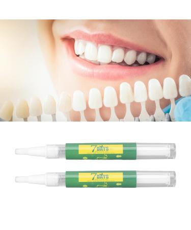 Teeth Whitening Pen(2 Pens)  Teeth Stain Remover Overnight Teeth Whitening Pen for Whiten Teeth  Effective Painless  Travel-Friendly  Beautiful White Smile