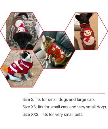 DELIFUR Dog Snowman Holiday Sweater - Christmas New Year Pet Clothes - Buy Online on GoSupps.com
