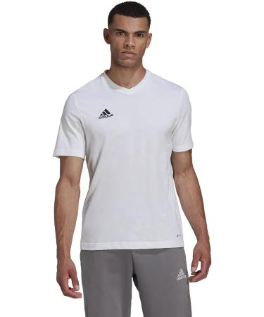 Buy adidas Men's Entrada 22 T-Shirt - L White | International Shipping Available - Buy Online on GoSupps.com