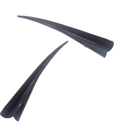 Topkids Accessories 2pc 13cm Hair clips for Women Duckbill/Beak/Concorde design Sectioning Hair Clips Hair Accessories for Women Hair grips Hairdressing clips (Enamel Black) - Buy Online on GoSupps.com