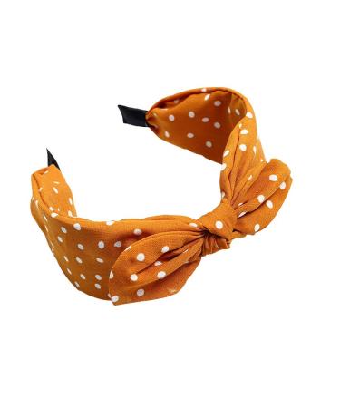 Womens Wide Polka Dots Headbands with Bow - Pack of 3 | Stylish Headwraps for Hair - Buy Online on GoSupps.com