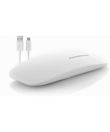 Innovagoods Mini LED UV Nail Lamp - Quick-Drying Compact 5W 6 Dual LED Foldable Stand White - Perfect for Home & Travel - Buy Online on GoSupps.com