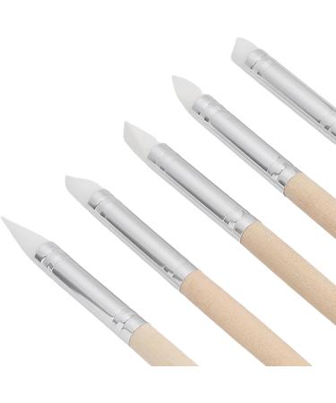 2 Sets Nail Art Sculpture Pen with Fine Tip Wide Application for Home Salon Portable and Soft Silicone for Detailed Painting - Buy Online on GoSupps.com
