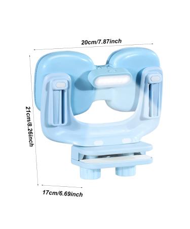 Writing Posture Corrector - Desk Writing Vision Protector with Light - Adjustable Height Double Chest Support Back Straightener Support for Students Vision Protection Sky Blue - Buy Online on GoSupps.com