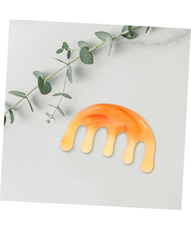 VICASKY Lot de 2 peignes de massage en r sine pour cuir chevelu - Stimulateur de cuir chevelu - Pour gratter le cuir chevelu - Gua Sha - En r sine - Caf  - Buy Online on GoSupps.com