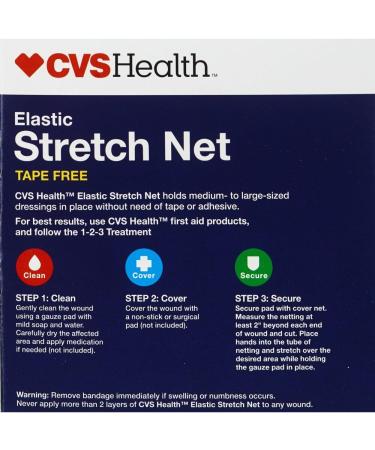 CVS Health Elastic Stretch Net - Durable Comfortable & Ideal for Medical Use | Shop Internationally - Buy Online on GoSupps.com