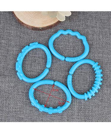24pcs Rainbow Teething Rings for Babies | Safe Gift & Toy | International Shipping - Buy Online on GoSupps.com