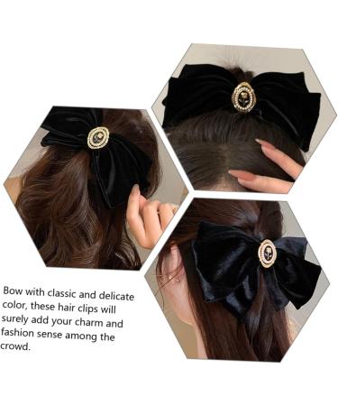 Hohopeti Bowknot Pearl Hair Bow Hair Clips Hair Barrette Hairpin Bow Barrettes Hair Bows for Women Barrettes for Bow Hairpin Barrettes Women Hair Accessories - Buy Online on GoSupps.com