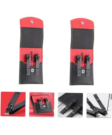 Ipetboom 2 Sets Nail Scissors Set Nail Cutters Household Cleaning Tools Cuticle Remover Ear Cleaning Scoop Ingrown Toenail Tools Nail Care Cosmetic Earplugs Stainless Steel Travel - Buy Online on GoSupps.com