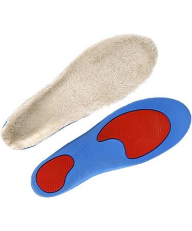 NOLITOY Sports Shoe Inserts - Soft Fleece Insoles for Plantar Support Comfort & Shock Absorption | Ideal for Casual Dress & Walking Boots - White Full Pad Size M - Buy Online on GoSupps.com