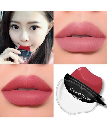 Lazy Lipstick Waterproof - Lip-shaped Lipstick with Shiny Finish (01-06) - Buy Online on GoSupps.com