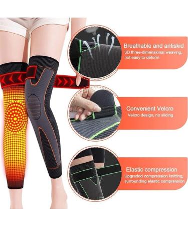 Tourmaline Acupressure Self-Heating Knee Sleeve with Black Socks Set - 2XL - Buy Online on GoSupps.com