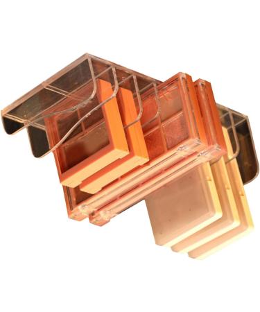 Eyeshadow Palette Organizer - Clear Divided Makeup Storage Rack for Dressing Table - Buy Online on GoSupps.com