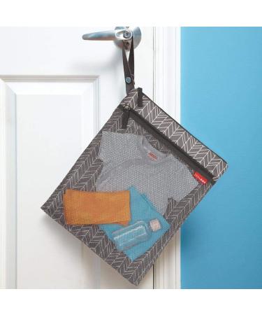 Skip Hop Grab and Go Wet/Dry Bag - Grey Feather | Waterproof Organizer Bag - Buy Online on GoSupps.com