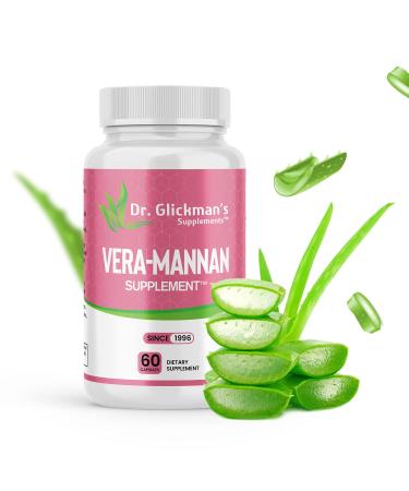 Dr. Glickman s Supplements Vera-mannan Aloe Vera Supplement 1 Bottle 60 Capsules
