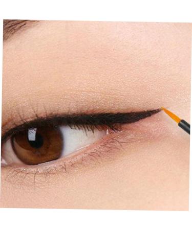 Healeved 200 Pcs Cosmetics Brush Fine Eyeliner Brush Gold Eyeliner Lip Liner Pencils Eye Makeup Brush - Buy Online on GoSupps.com