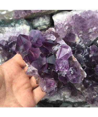 Specimen Natural Amethyst Crystal Cluster Uruguay Amethyst geode Specimen Gems