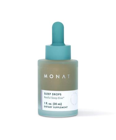 MONAT Sleep Drops Sleep Improvement Product Herbal Support Calming Bedtime Drops for Restorative Relaxation for Stress & Frenetic Life Natural Support Solution