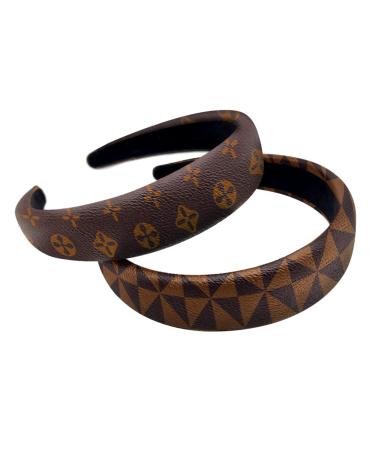 MARXX 2Pack Headbands for Women Girls Retro Pattern Fashion Head Wrap in Non-slip Hair Accessories for Daily Festival Gifts