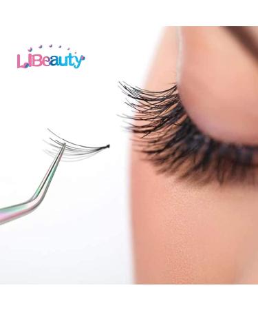 Buy Libeauty Eyelash Tweezers (2-Pack) | Premium PU Case for Eyelash Nail Art & Jewelry - Colorful & Durable - Buy Online on GoSupps.com
