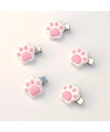 FEIlei 1pc/1pair Mini Cat Paw Shape Hairpin Teens Christmas Ponytail Bangs Hair Clip - Buy Online on GoSupps.com