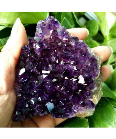 1pc 200g-300g Natural Raw Amethyst Cluster Geode Druzy Purple Quartz Crystal Stones Specimen Home Decor Crafts ningxiao 200-300g