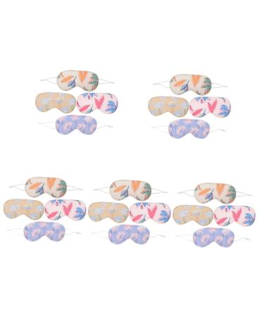 Healifty 20 Pcs Imitation Silk Eye Mask Silk Mask ' Party Supplies Spa Party Supplies Nose Free Eye Patch Comfortable Eye Masks Breathable Nap Eye Covers Sleep Eye Masks Eye Blindfolds