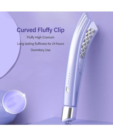 Buy Portable Hair Crimper & Volumizing Iron - Fast Heating Adjustable Temp Nano Ceramic - EU Purple for Home & Salon Use - Buy Online on GoSupps.com