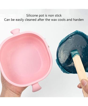 Premium Hair Removal Wax Warmer with Handle - Fast Heating 400ml Silicone Pot - Pink Depilatory Device 220-240V - Buy Online on GoSupps.com