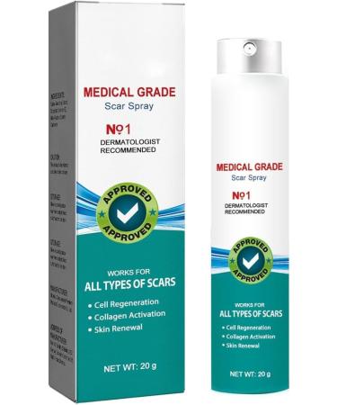 Medical Grade Scar Spray for All Types of Scars Remove For All Types of Scars Surgical Scars and Stretch Marks Scar Removal Spray.(1)