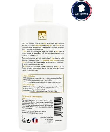 CYTOLAC Regulating Cleansing Gel for Face and Back for Oily Skin 220 ml Visibly reduces imperfections: pimples blackheads signs of acne Hypoallergenic soap-free physiological pH - Buy Online on GoSupps.com