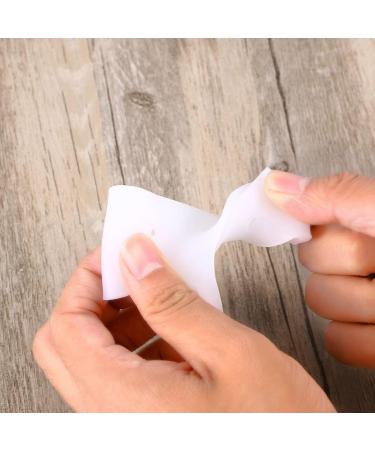Silicone Toe Caps Set - Corn Relief, Blister Prevention, Metatarsal Guards - 3 Pairs (White) - Buy Online on GoSupps.com