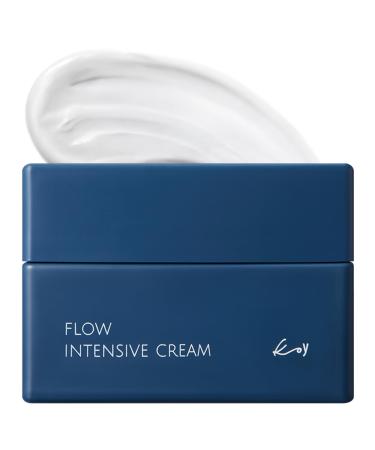 KOY Flow Intensive Hydration Cream - Ceramide for Barrier Repair - Deep Hydrating & Soothing with Rosemary Pinus Pinaster Bark Extract - Korean Skin Care 1.69 fl.oz Flow Intensive Cream (Deep Hydration)
