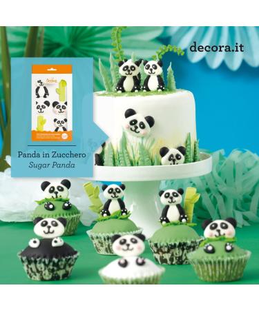 Buy Decora 0500319 Pack of 8 Pandas Sugar Decor - Perfect for Baking & Cake Decoration | International Shipping Available - Buy Online on GoSupps.com