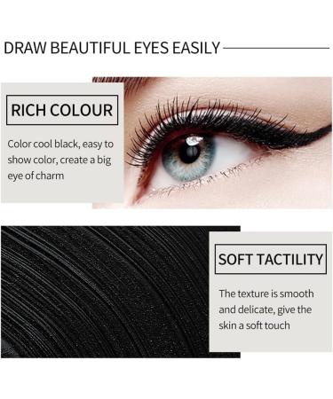 Eyeliner eyeliner single-head black solid rich eyeliner 4 colors long-lasting waterproof quick-drying matte eyeliner - create a long-lasting personalized eye makeup (#03 Brown) - Buy Online on GoSupps.com