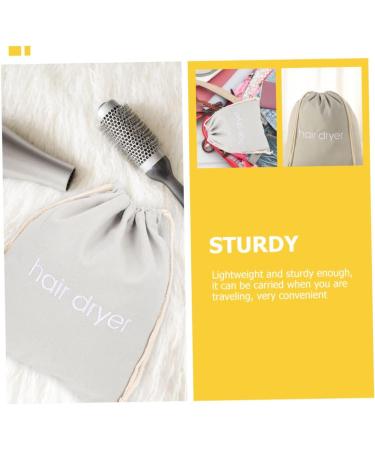 BIUDECO 4pcs Hair Dryer Storage Bag Hair Dryer Receive Bag Drawstring Hair Dryer Bags Portable Bags Cloth Bag Cosmetic Bags Hair Dryer Travel Bag Hair Blower Bag Hair Dryer Organizer Bag 33.00X30.00X0.50CM Light Grey - Buy Online on GoSupps.com