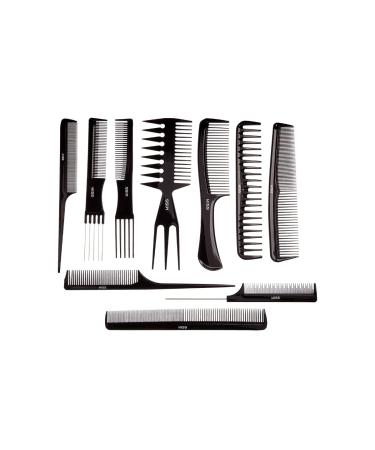 KISS Professional 10-pc Comb Set-Detangle & Style Assortment