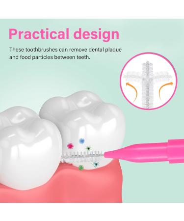 Interdental Brush 100 Pcs - Premium Tooth Flossing Heads & Dental Picks for Effective Oral Care | International Shipping - Buy Online on GoSupps.com