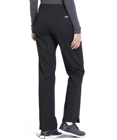 Women's Professional Stretch Drawstring Scrub Pants - Black, Large Petite | Soft Stretch Workwear WW160 - Buy Online on GoSupps.com