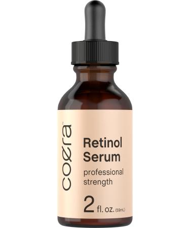 Retinol Serum for Face | 2 fl oz | Professional Strength Formula | Free of Parabens & Fragrances