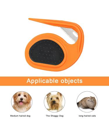 Pet Knotting Comb for Cats & Dogs - De-Filtering Steel Blade Grooming Tool | Remove Mats & Tangles Easily - Buy Online on GoSupps.com