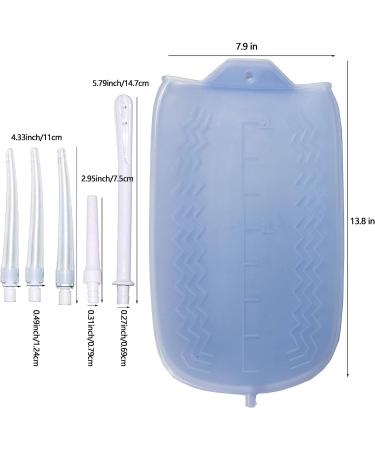 KYZETJD Silicone Enema Kit 2L - 3 Tips, Controlled Flow for Colon Detox & Cleanse - Buy Online on GoSupps.com