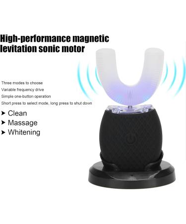 Electric Toothbrush Adults Portable Ultrasonic U-Shaped Toothbrushes for Teeth Whitening 360 Whole Mouth Cleansing Hands free Gums Care Sonic Toothbrushes Rechargeable IPX7 Waterproof - Buy Online on GoSupps.com