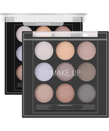 9 Color Eyeshadow Pallet - Neutral Eyeshadow Palette | Neutral Eye Shadow Pallet Highly Pigmented Makeup Accessories for Women 03# - Buy Online on GoSupps.com